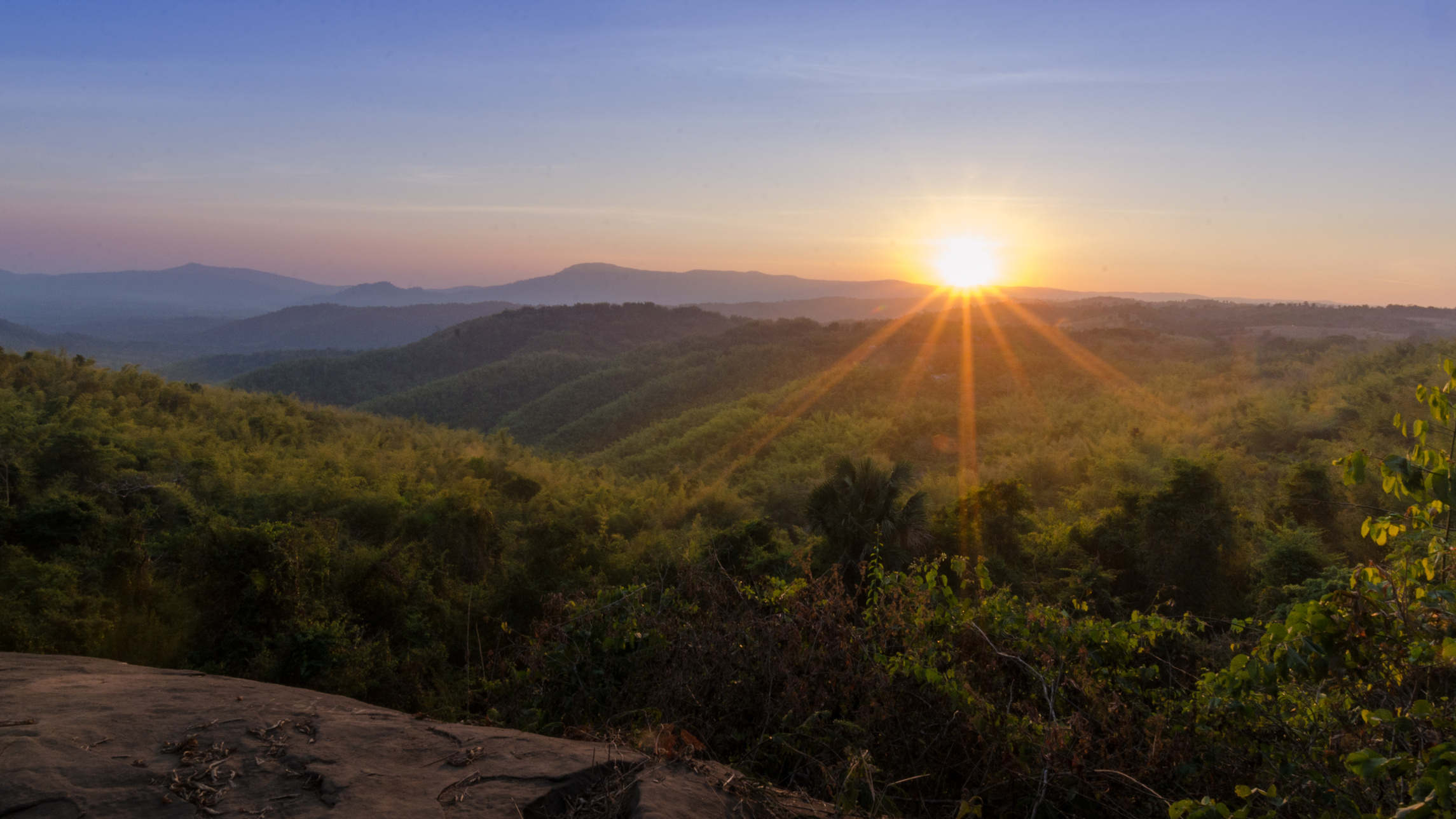 Sunset in Wangnamkhiao